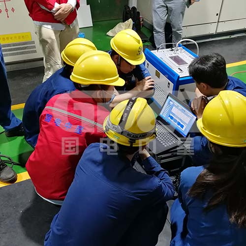 測(cè)試完成后通過(guò)分析波形判斷是有存在局部放電.jpg 測(cè)試完成后通過(guò)分析波形判斷是有存在局部放電